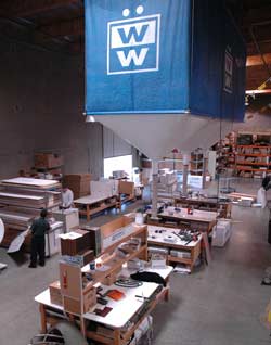 Packing and shipping area